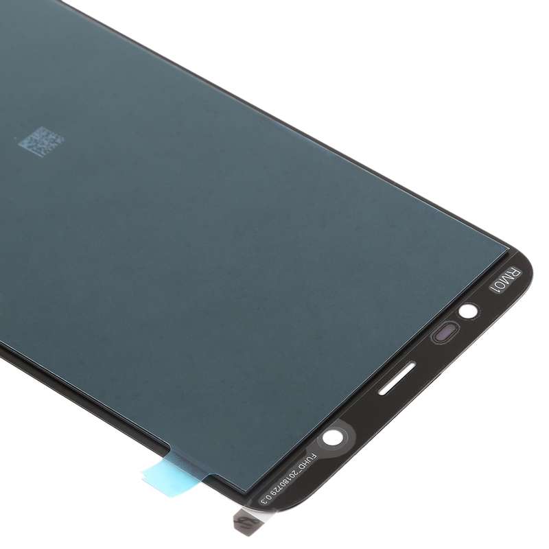 For Galaxy J4+ / J6+ / J610 Front Screen Outer Glass Lens (Black)