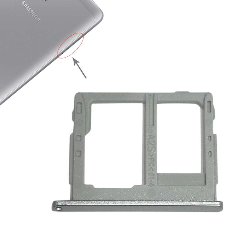 For Galaxy Tab A 8.0 / T380 / T385 SIM Card Tray + Micro SD Card Tray (Gold)