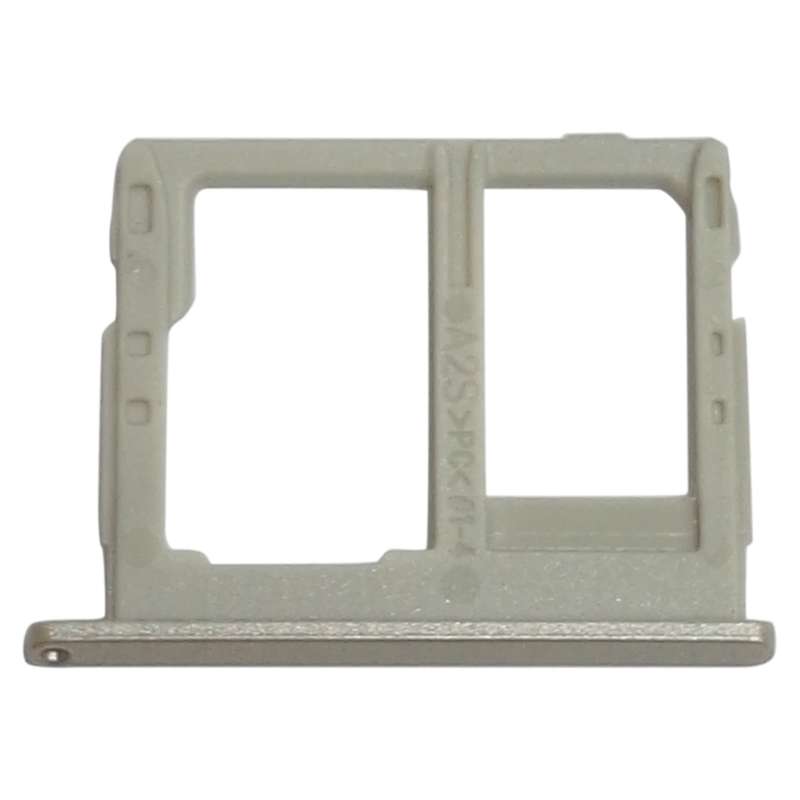 For Galaxy Tab A 8.0 / T380 / T385 SIM Card Tray + Micro SD Card Tray (Black)