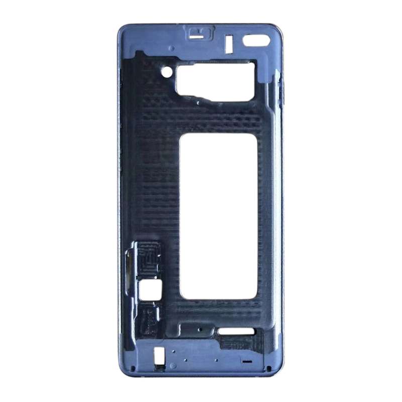 For Galaxy S10+ Front Housing LCD Frame Bezel Plate (Blue)