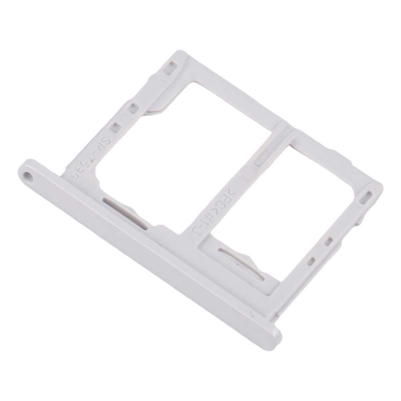 For Galaxy Tab A 10.5 inch T595 4G SIM Card Tray + Micro SD Card Tray (Black)
