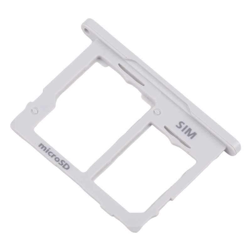 For Galaxy Tab A 10.5 inch T595 4G SIM Card Tray + Micro SD Card Tray (Black)