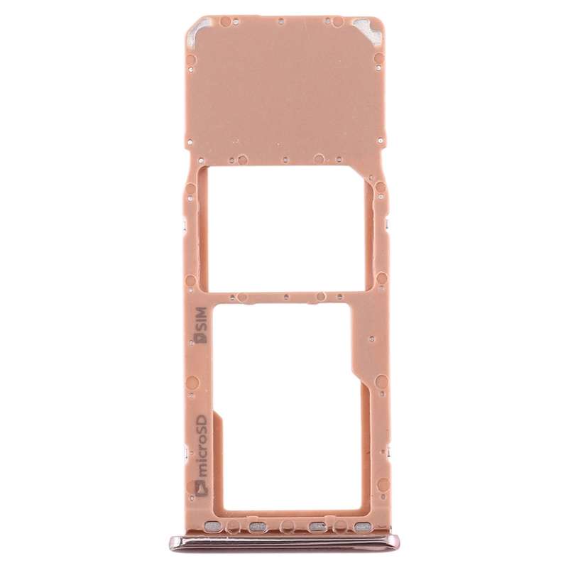 For Galaxy A7 (2018) / A750F SIM Card Tray + Micro SD Card Tray (Black)