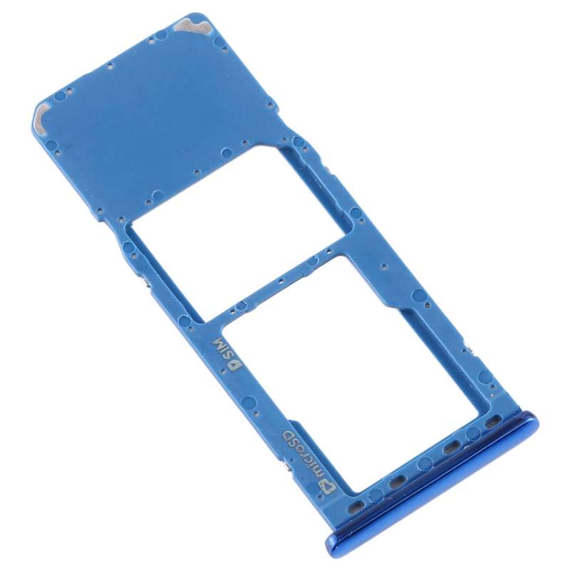For Galaxy A7 (2018) / A750F SIM Card Tray + Micro SD Card Tray (Black)