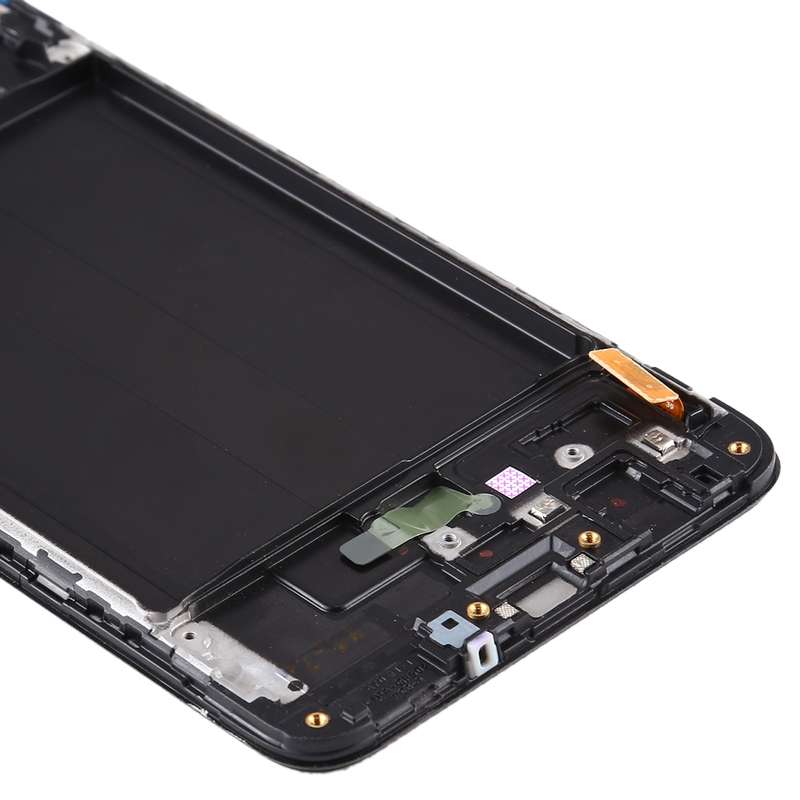 Original Super AMOLED LCD Screen for Galaxy A70 Digitizer Full Assembly with Frame