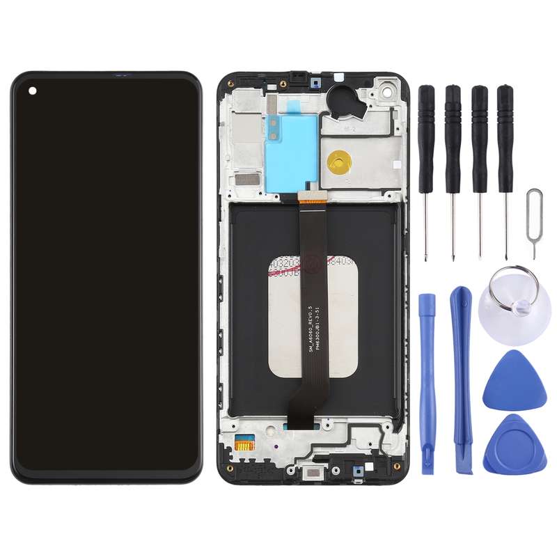 Original PLS TFT LCD Screen for Galaxy M40 Digitizer Full Assembly with Frame