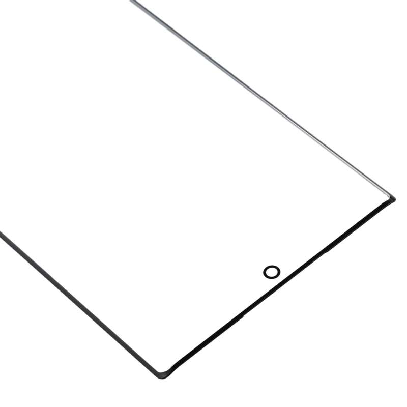 For Galaxy Note 10 Front Screen Outer Glass Lens (Black)