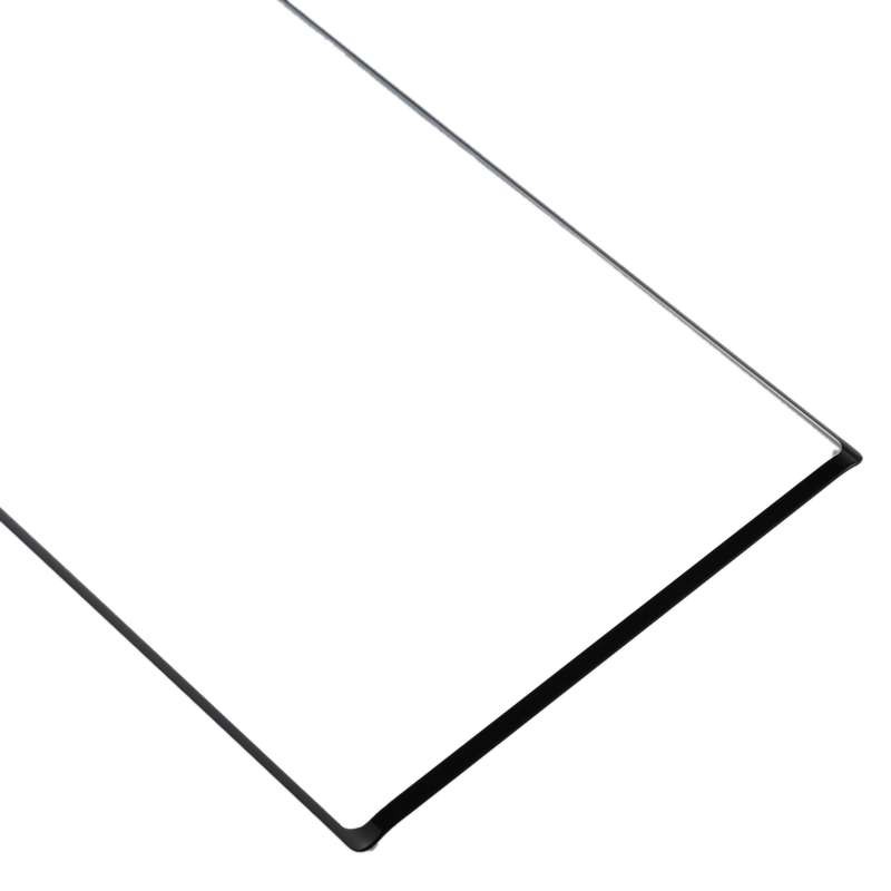 For Galaxy Note 10 + Front Screen Outer Glass Lens (Black)