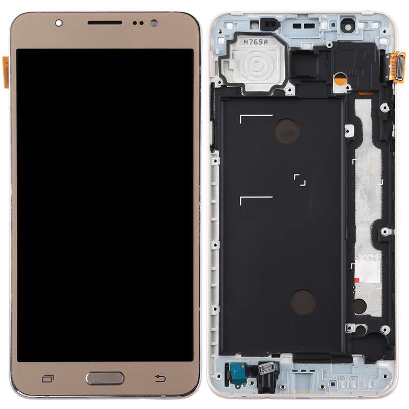 TFT LCD Screen for Galaxy J7 (2016) / J710F Digitizer Full Assembly with Frame (Black)