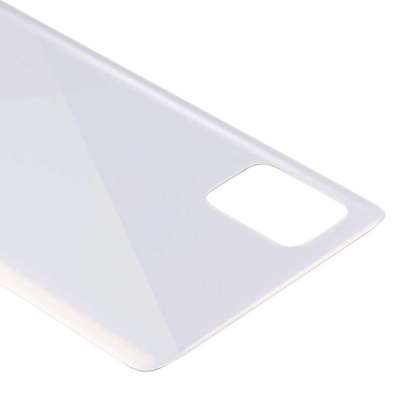 For Galaxy A51 Original Battery Back Cover (White)