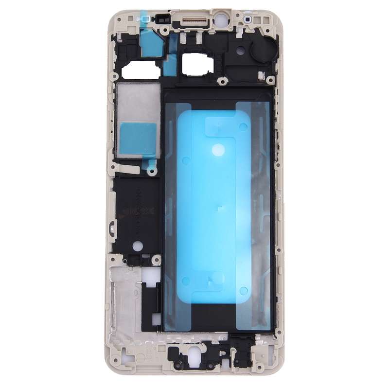 For Galaxy C5 / C5000 Front Housing LCD Frame Bezel Plate (Gold)
