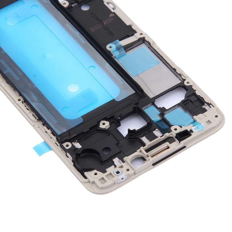 For Galaxy C5 / C5000 Front Housing LCD Frame Bezel Plate (Gold)