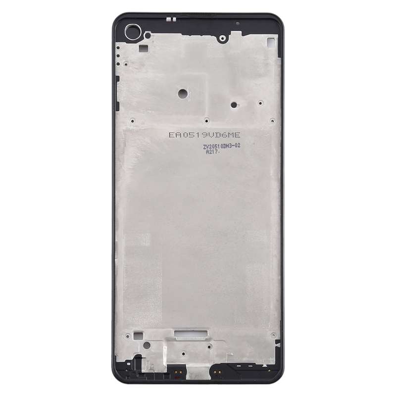 For Samsung Galaxy A21s Front Housing LCD Frame Bezel Plate (Black)