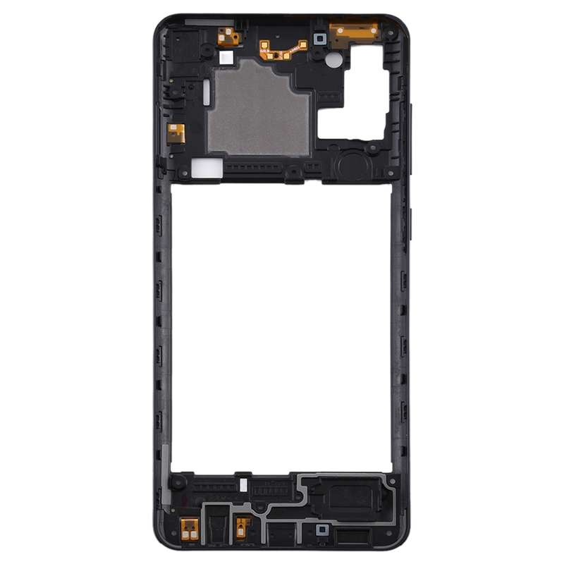 For Samsung Galaxy A21s Middle Frame Bezel Plate (White)