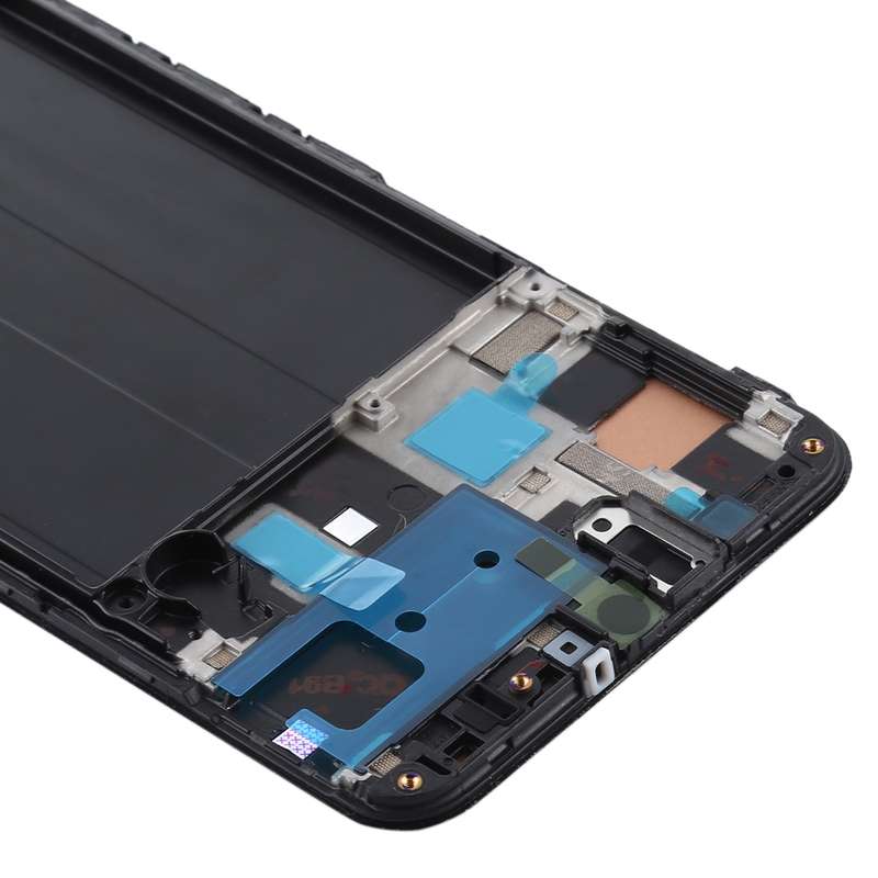 TFT LCD Screen for Samsung Galaxy A30s Digitizer Full Assembly with Frame (Black)