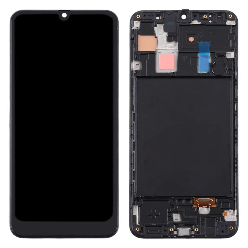 TFT LCD Screen for Samsung Galaxy A30 Digitizer Full Assembly with Frame (Black)