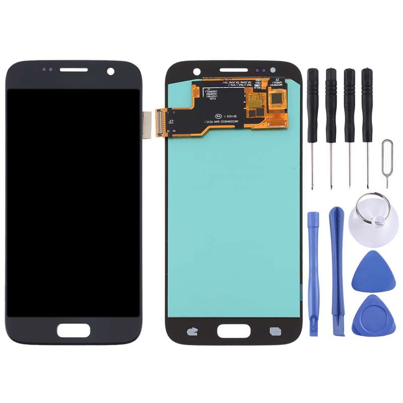 OLED LCD Screen for Samsung Galaxy S7 with Digitizer Full Assembly (Gold)