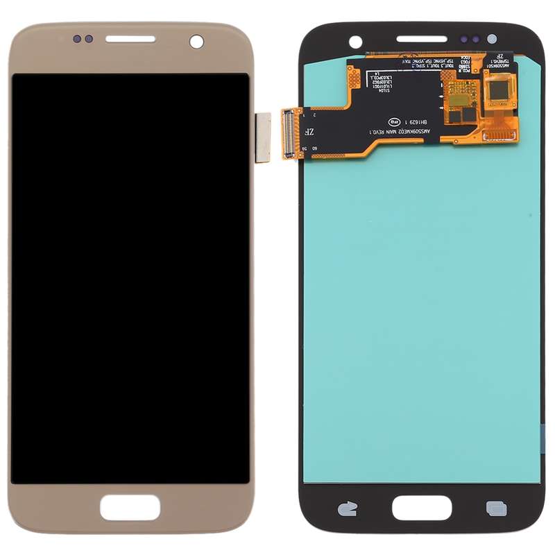 OLED LCD Screen for Samsung Galaxy S7 with Digitizer Full Assembly (Gold)