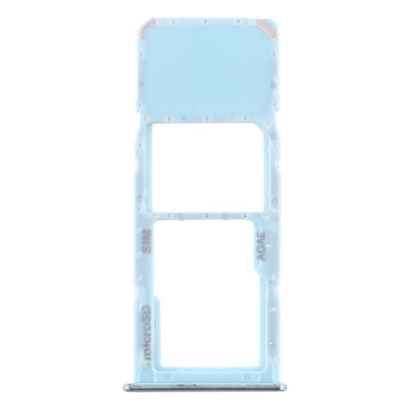 For Samsung Galaxy A71 / A715 SIM Card Tray + Micro SD Card Tray (Black)