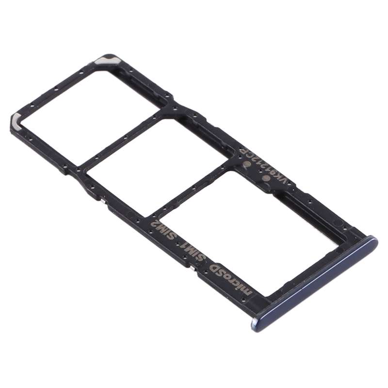 For Samsung Galaxy A51 / A515 SIM Card Tray + SIM Card Tray + Micro SD Card Tray (Blue)