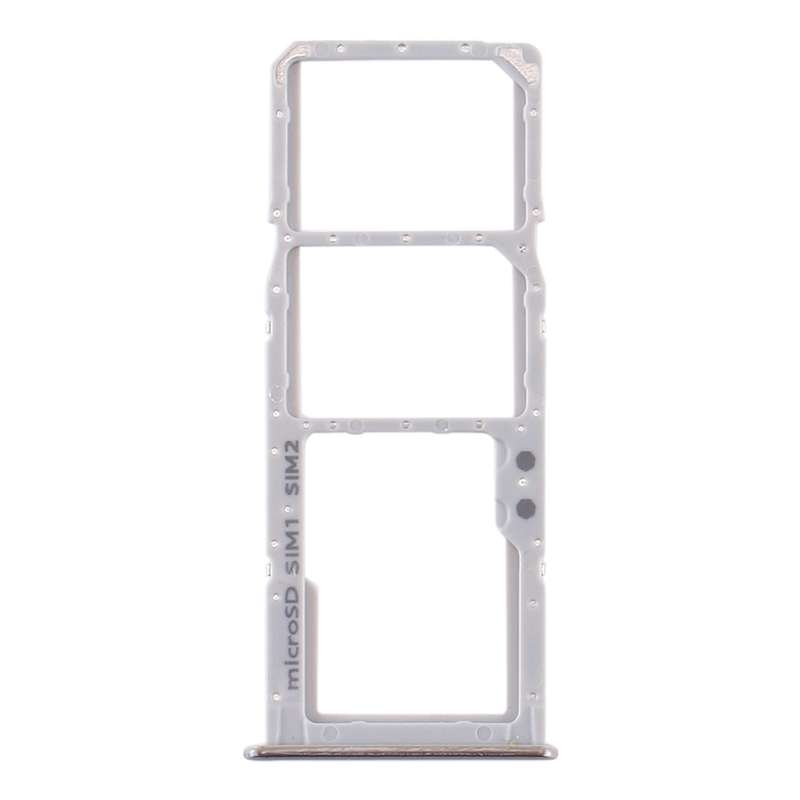 For Samsung Galaxy A51 / A515 SIM Card Tray + SIM Card Tray + Micro SD Card Tray (Blue)