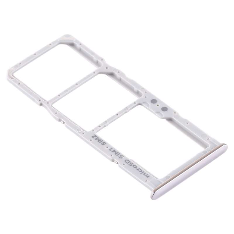 For Samsung Galaxy A51 / A515 SIM Card Tray + SIM Card Tray + Micro SD Card Tray (Blue)