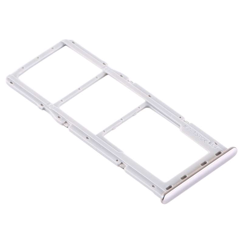 For Samsung Galaxy A51 / A515 SIM Card Tray + SIM Card Tray + Micro SD Card Tray (Blue)
