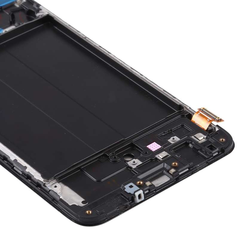 TFT LCD Screen for Samsung Galaxy A70 Digitizer Full Assembly with Frame, Not Supporting Fingerprin