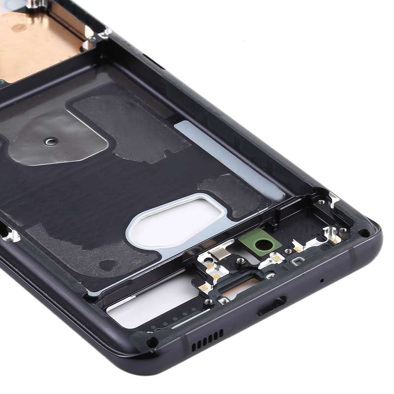 For Samsung Galaxy S20 Ultra Middle Frame Bezel Plate with Side Keys (Silver)