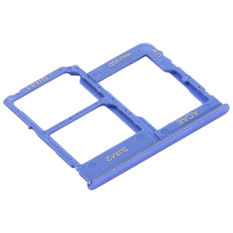 For Samsung Galaxy A315 / A31 SIM Card Tray + SIM Card Tray + Micro SD Card Tray (Black)