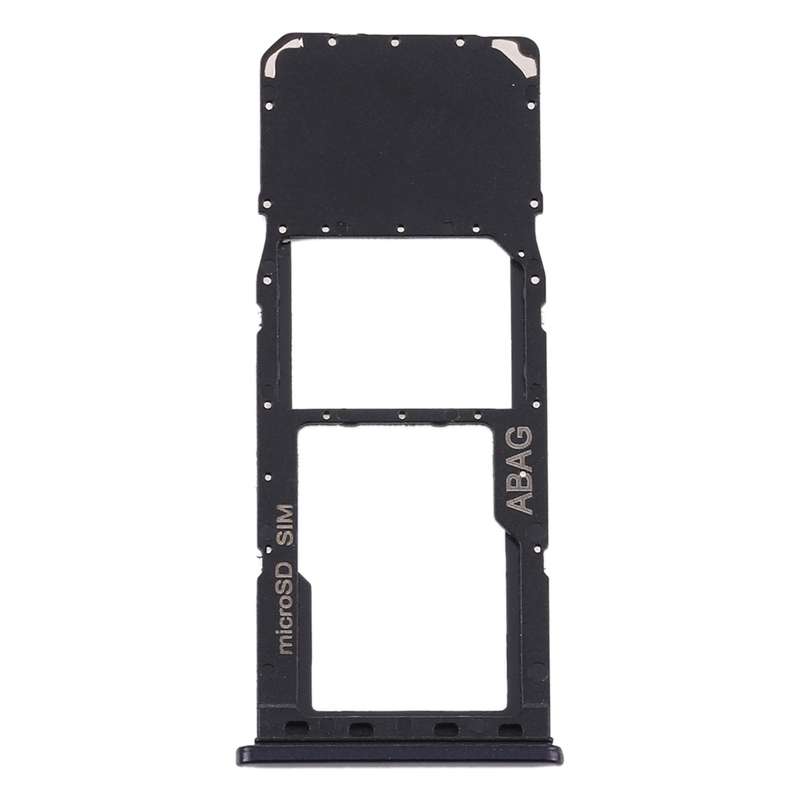 For Samsung Galaxy A21s SIM Card Tray + Micro SD Card Tray (White)