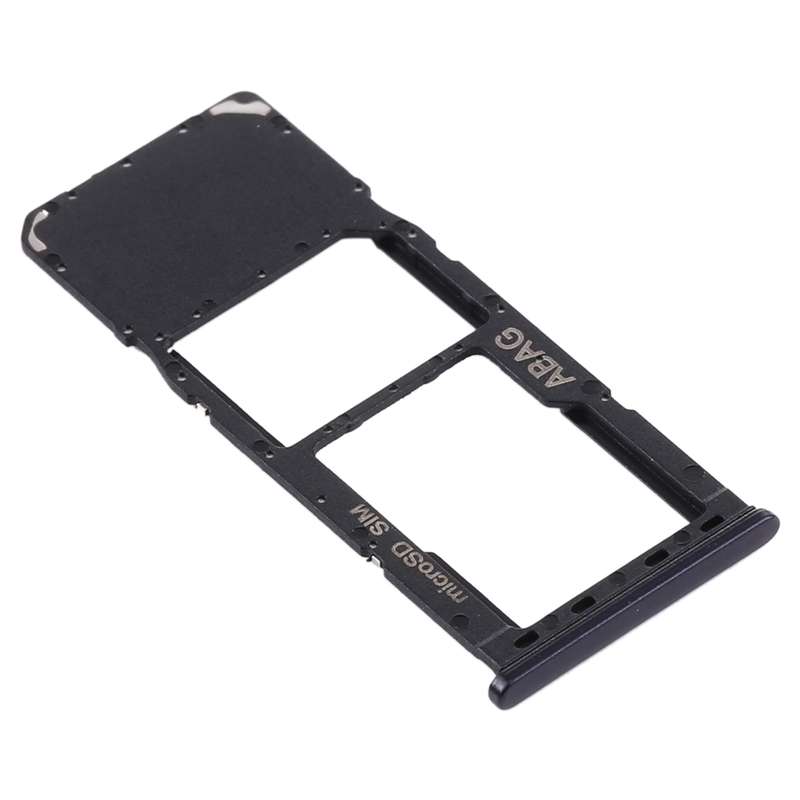 For Samsung Galaxy A21s SIM Card Tray + Micro SD Card Tray (White)