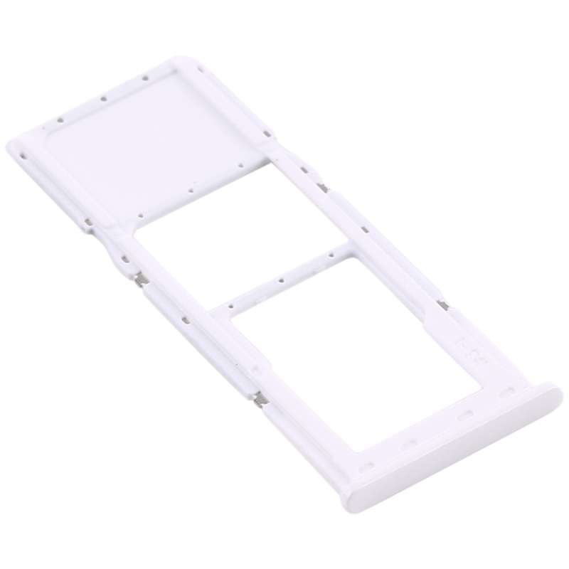 For Samsung Galaxy A21s SIM Card Tray + Micro SD Card Tray (Black)