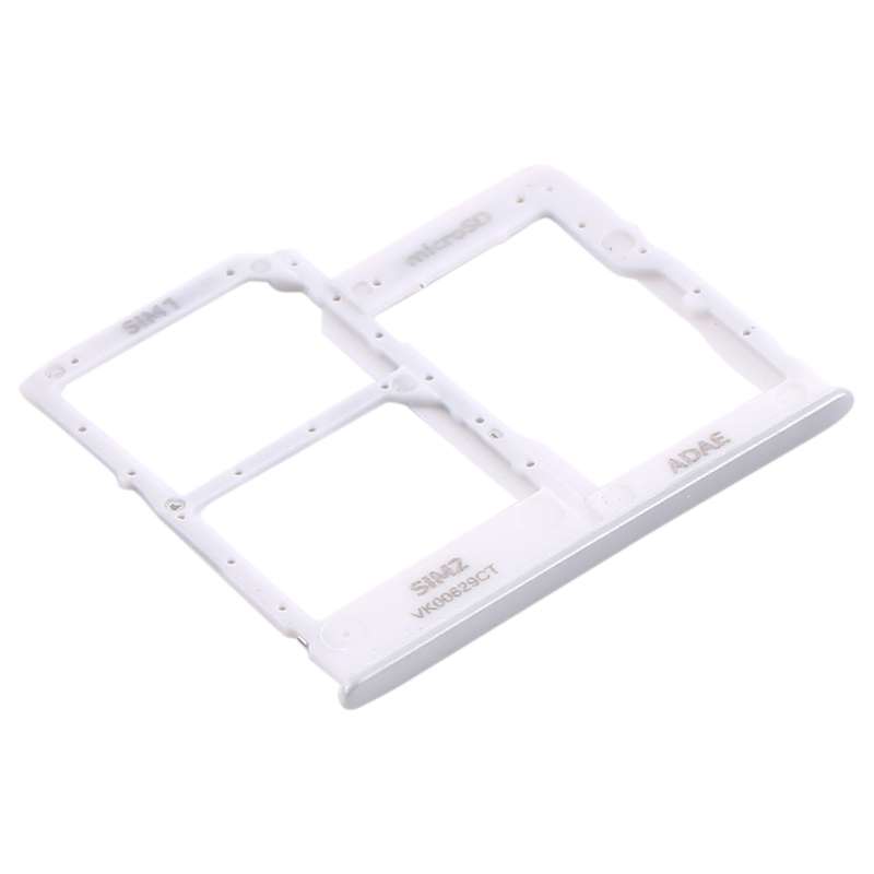 For Samsung Galaxy A41 / A415 SIM Card Tray + SIM Card Tray + Micro SD Card Tray (Black)