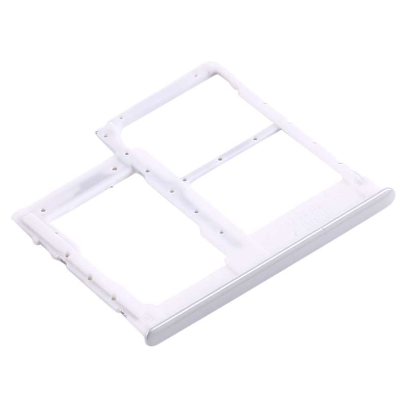 For Samsung Galaxy A41 / A415 SIM Card Tray + SIM Card Tray + Micro SD Card Tray (Black)