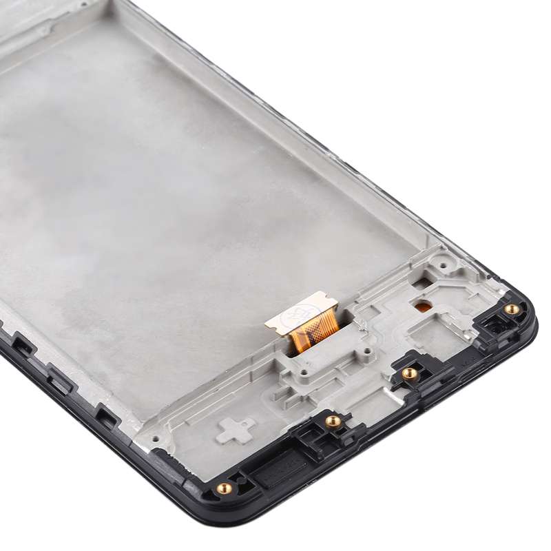 OEM LCD Screen for Samsung Galaxy A21s / SM-A217 Digitizer Full Assembly with Frame (Black)