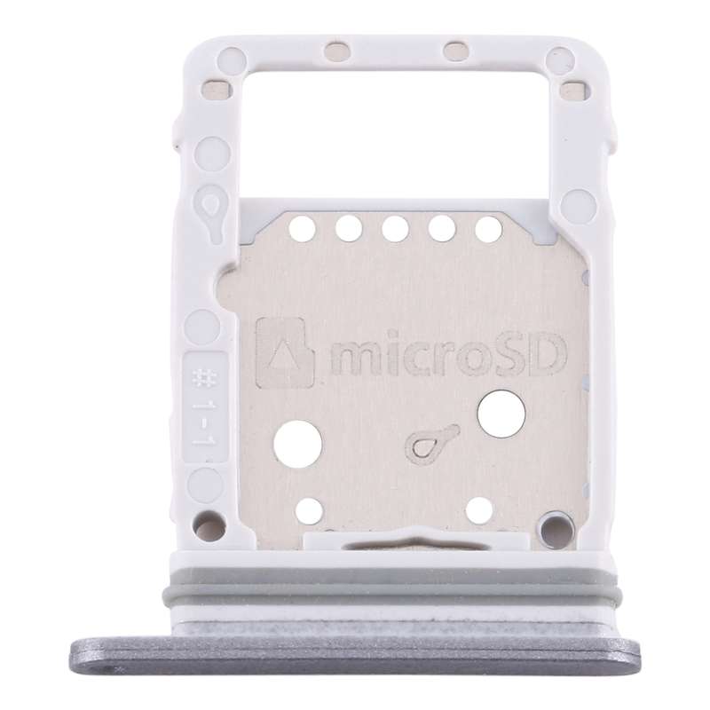 For Samsung Galaxy Tab S6 SM-T860 SIM Card Tray + Micro SD Card Tray (Silver)