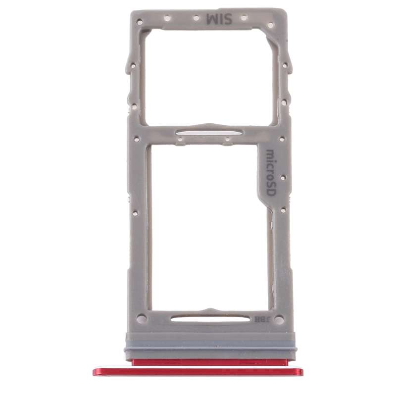 For Samsung Galaxy Note 10 Lite SM-N770 SIM Card Tray + Micro SD Card Tray (Silver)