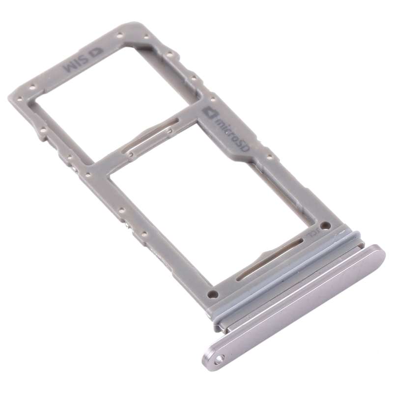 For Samsung Galaxy Note 10 Lite SM-N770 SIM Card Tray + Micro SD Card Tray (Silver)