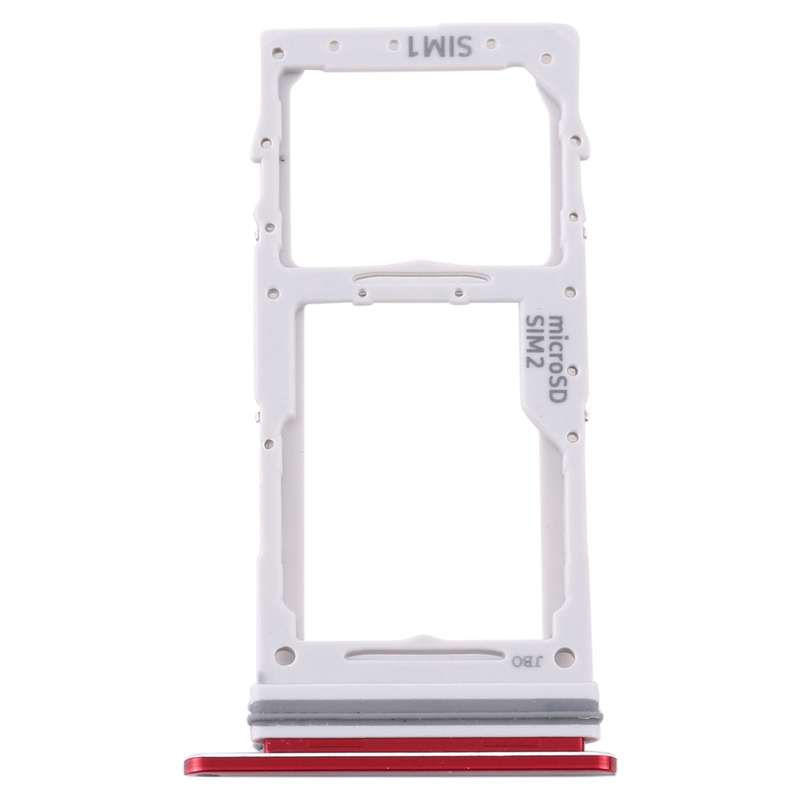 For Samsung Galaxy Note 10 Lite SM-N770 SIM Card Tray + SIM Card Tray / Micro SD Card Tray (Red)