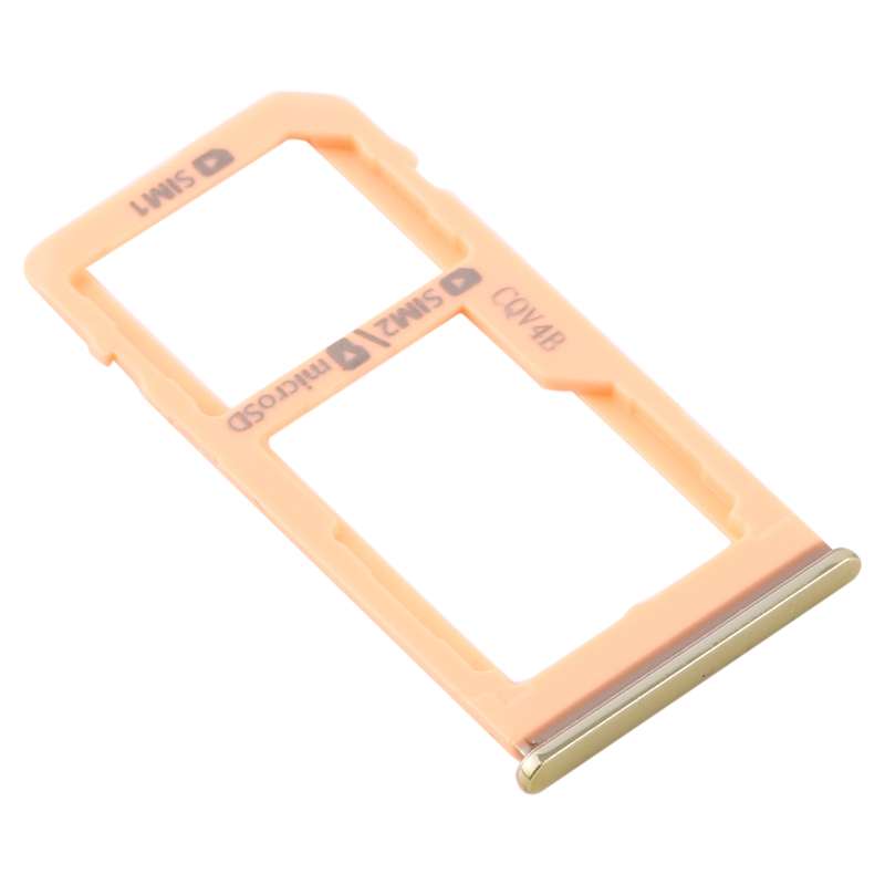 For Samsung Galaxy M40 SM-M405 SIM Card Tray + SIM Card Tray / Micro SD Card Tray (Orange)