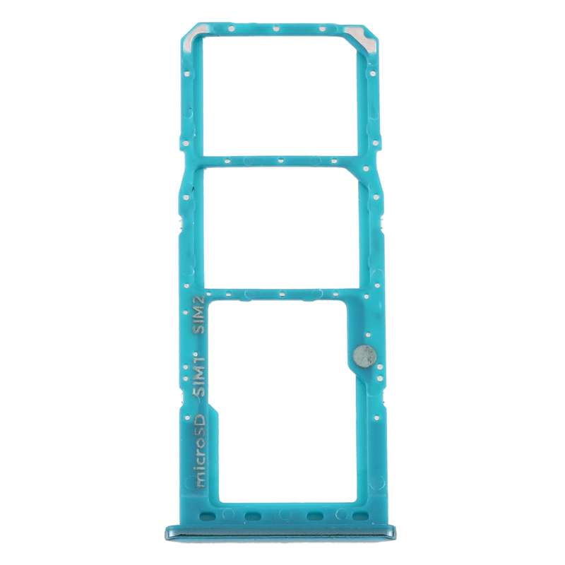 For Samsung Galaxy A50s SM-A507 SIM Card Tray + SIM Card Tray + Micro SD Card Tray (Black)