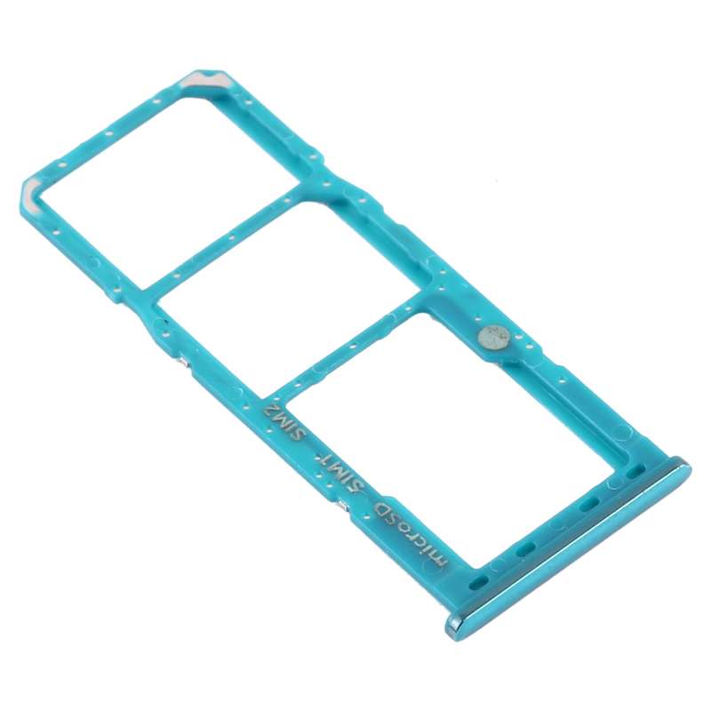 For Samsung Galaxy A50s SM-A507 SIM Card Tray + SIM Card Tray + Micro SD Card Tray (Black)