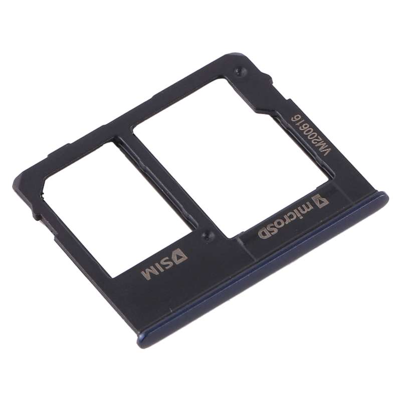 For Samsung Galaxy A10e SIM Card Tray + Micro SD Card Tray (Black)