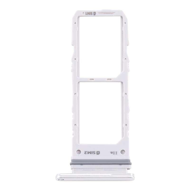 For Samsung Galaxy A90 5G SM-A908 SIM Card Tray + SIM Card Tray (Silver)