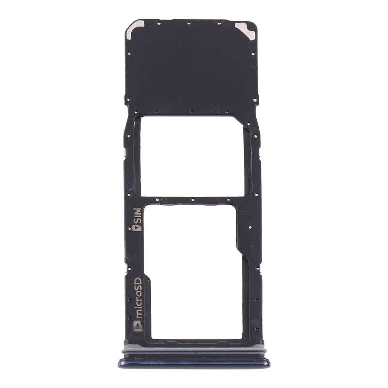 For Samsung Galaxy A9 (2018) SM-A920 SIM Card Tray + Micro SD Card Tray (Black)