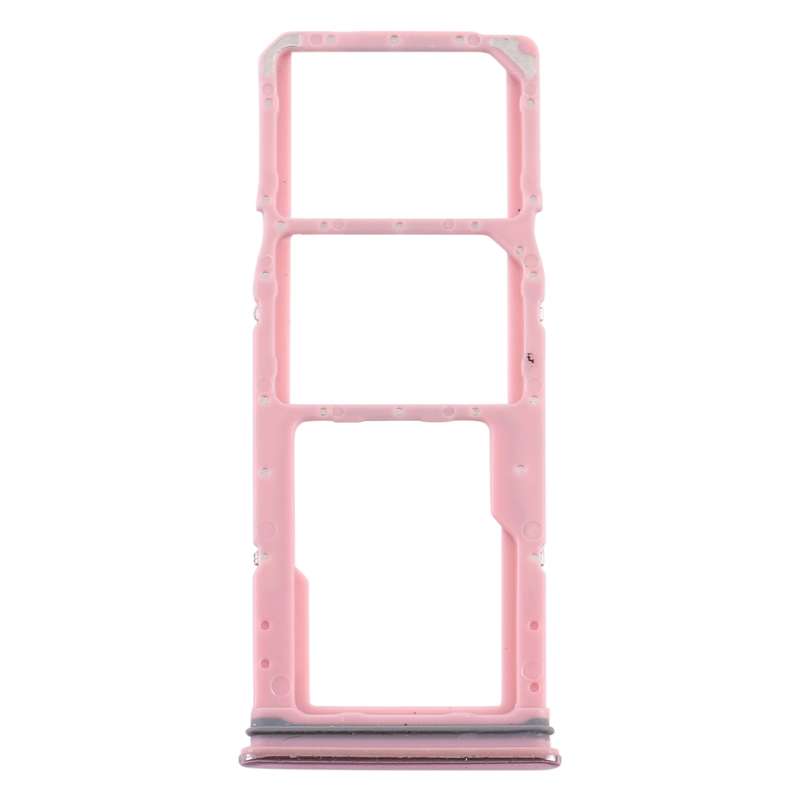 For Samsung Galaxy A9 (2018) SM-A920 SIM Card Tray + SIM Card Tray + Micro SD Card Tray (Pink)