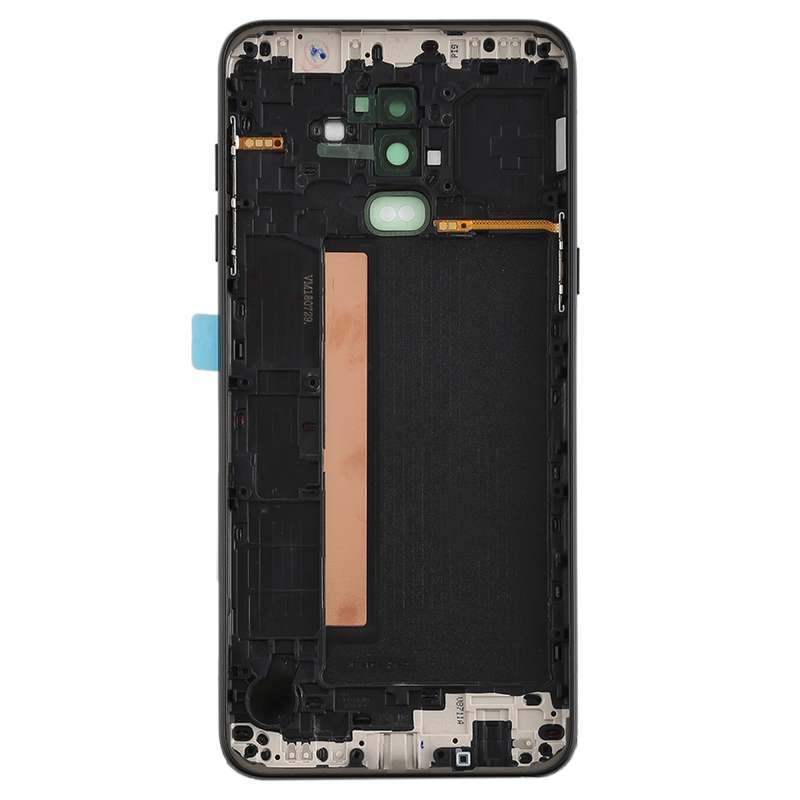For Galaxy J8 (2018), J810F/DS, J810Y/DS, J810G/DS Back Cover with Side Keys & Camera Lens (Gold)