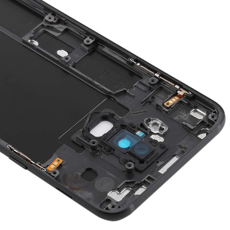 For Galaxy A6 (2018) / A600F Back Cover with Side Keys & Camera Lens (Gold)