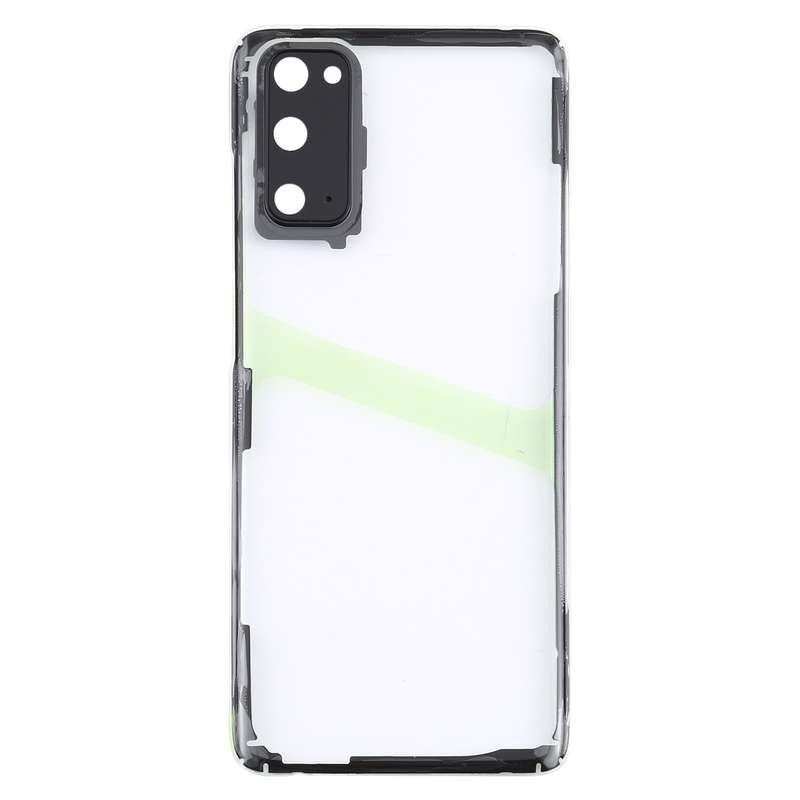 For Samsung Galaxy S20 SM-G980 SM-G980F SM-G980F/DS Glass Transparent Battery Back Cover (Transparen